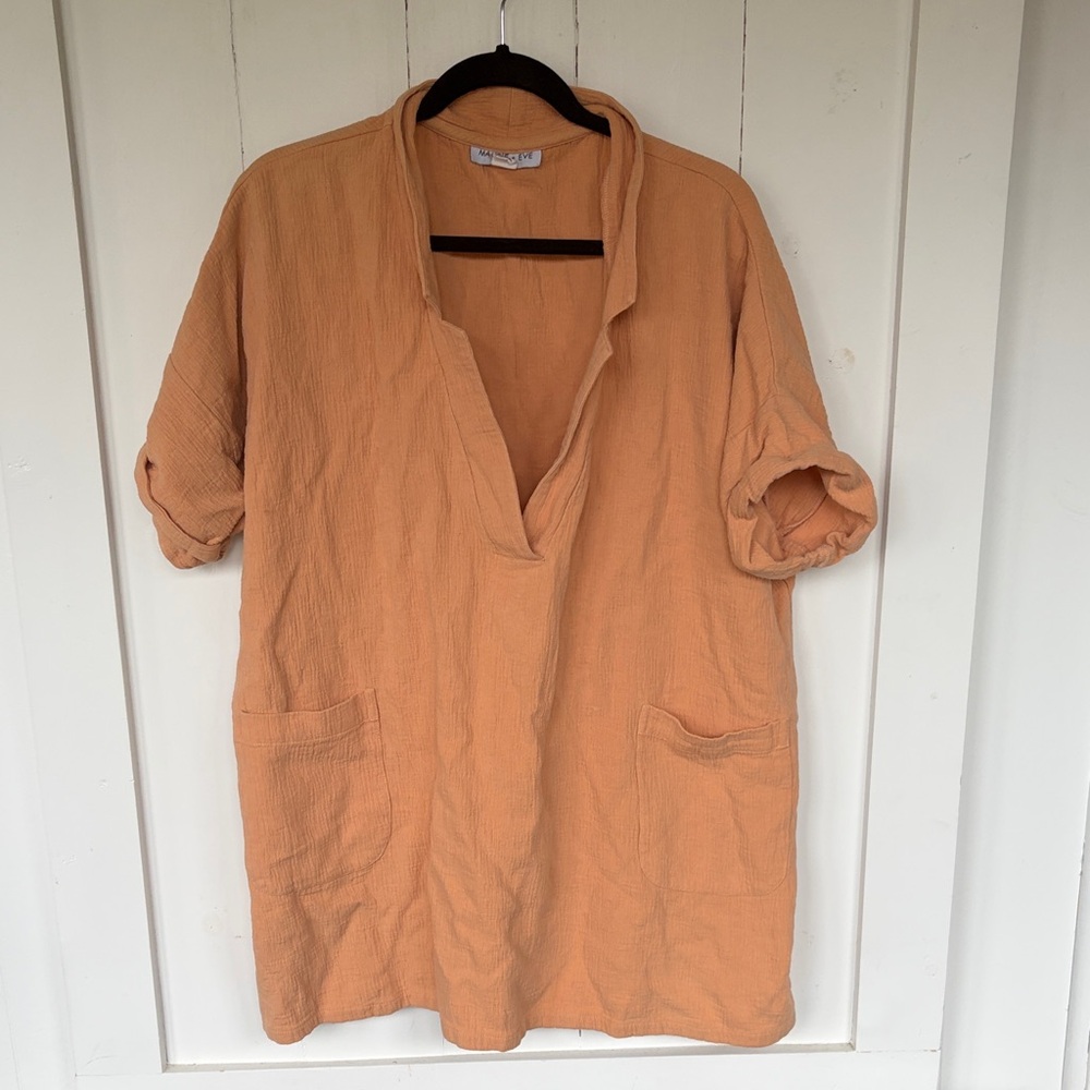 Maurie + Eve Peach Tunic Top